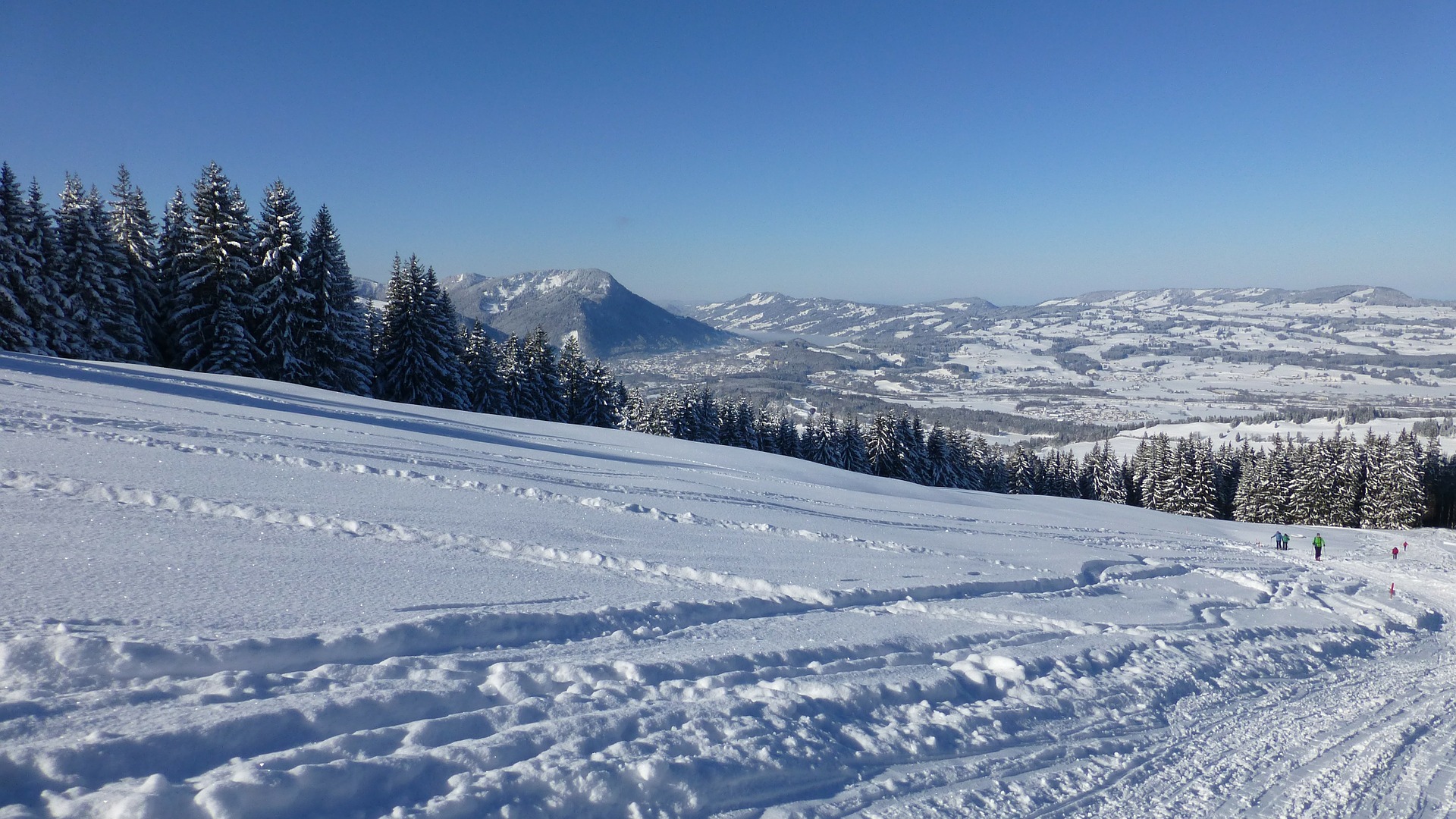 Schneelandschaft in den Bergen