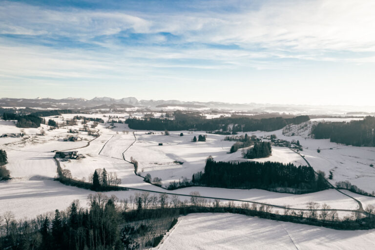 Natur im Allgäu im Winter